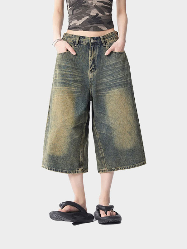 Vintage Baggy Shorts Jeans